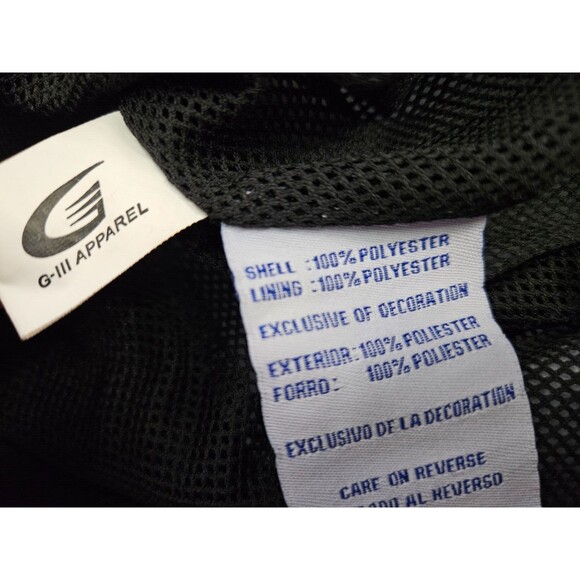 NFL Raiders Man's Long Sleeve Solid Zipper Black Sweater Size XXL - Picture 9 of 11